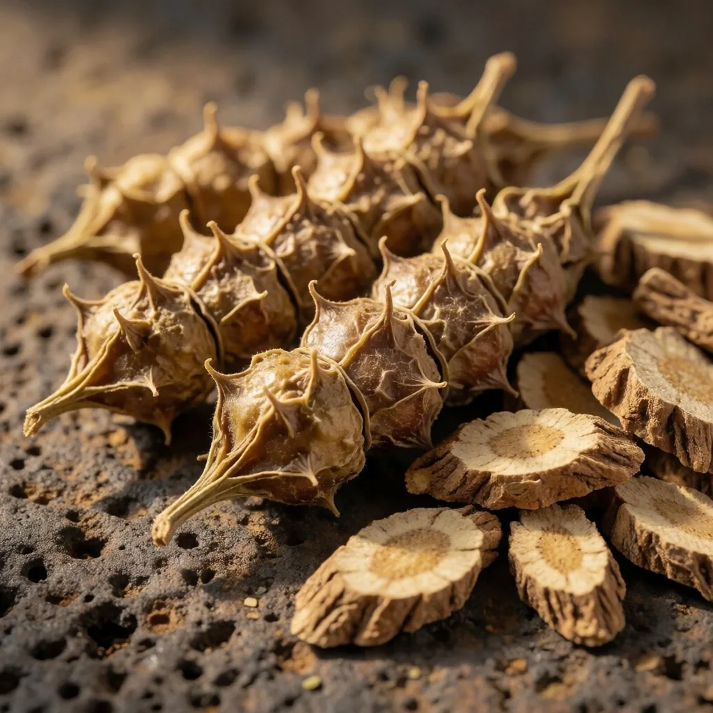 Tribulus Terrestris seed pods